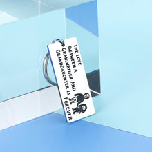 Load image into Gallery viewer, Best Grandpa Keychain Gift for Grandfather Men Him Father's Day Birthday Christmas Gifts for Grandad from Granddaughter Grandchild Grandkids Happy Fathers Day Birthday Gift for Grandpa Granddaughter