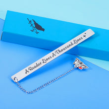 Load image into Gallery viewer, Book Lover Gift for Readers Inspirational Bookmark for Women Men Graduation Birthday Christmas Valentine Gift for Him Her Friends Son Daughter Nerds Boys Girls Teacher Coworker Boss Bookworm Club Gift