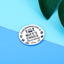 Load image into Gallery viewer, Food Decision Coin Christmas Gift Stocking Stuffers for Husband Wife Couple Birthday Valentines Gifts for Boyfriend Girlfriend Anniversary Sweetest Day Gifts Wedding Gifts for Groom Bride Double-Sided