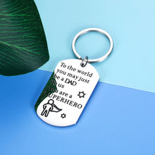 Load image into Gallery viewer, Father Step Dad Keychain Gift For Dad Father’s Day Gift From Daughter Son For Christmas Stocking Stuffers Valentine’s Day Birthday Gifts To My Father l Love You Daddy Gift Men Him