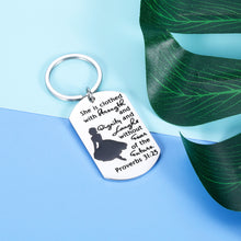 Load image into Gallery viewer, Christian Women Keychain Gifts for Mom Female Friends Teen Girls Encouragement Faith Gift for Daughter Sister Cousin Aunt Grandma for Birthday Thanksgiving Bible Verse Religious Gifts for Her