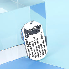 Load image into Gallery viewer, Wife Husband Keychain Gift for Him Her I Want to Be Your Last Everything Couple Gift for Women Men Boyfriend Girlfriend Wedding Anniversary Christmas Birthday Valentines Gifts to My Wife Husband