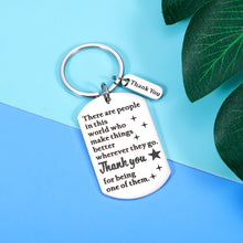 Load image into Gallery viewer, Boss Day Gifts Thank You Gifts for Women Men Boss Lady Leader Mentor Coworker Teacher Employee Appreciation Gift Retirement Leaving Going Away Christmas Birthday Gifts Ideas Inspirational Keychain
