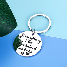 Load image into Gallery viewer, Mothers Day Birthday Keychain Gift for Mom Mother In Law Stepmother Grandma Anniversary Christmas Thank You Appreciation Wedding Day Gift for Women Men Dad Father From Daughter Son Best Mom Dad Gift