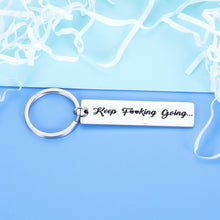 Load image into Gallery viewer, Keep Going Motivational Keychain Gifts For Women Men Friends Inspirational Funny Gifts For Son Daughter Teens Boys Girls Birthday Graduation School Gifts Surgery Recovery Gifts For Him Her