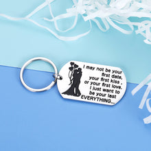 Load image into Gallery viewer, Wife Husband Keychain Gift for Him Her I Want to Be Your Last Everything Couple Gift for Women Men Boyfriend Girlfriend Wedding Anniversary Christmas Birthday Valentines Gifts to My Wife Husband