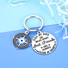 Load image into Gallery viewer, Thank You Best Friend Appreciation Keychain Gift For Women Men To My Best Friend On Her Wedding Day Birthday Christmas True Friendship Gifts For Teenage Girls Boys Him Her Coworker Besties