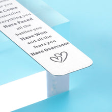 Load image into Gallery viewer, Bookmark with Chain 2023 Inspirational Graduation Gift for Him Her 5th 8th Grade Preschool Middle High School College Christmas Birthday Back to School Gifts for Women Men Kid Book Lover Friend