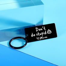 Load image into Gallery viewer, Christmas Gifts Keychain for Son Daughter from Mom Dad Stocking Stuffer for Teen Boys Girls Teenagers Sweet 16th 18th Birthday Gift for Him Her Valentine Mothers Day Gift for Kids Mom Loves You