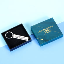 Load image into Gallery viewer, Grandpa Christmas Gifts From Grandchildren Best Father’s Day Keychain Gifts For Grandpa Birthday Gifts From Granddaughter Grandson Grandfather Engraved Keepsake Gifts For Him