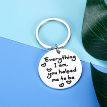 Load image into Gallery viewer, Mothers Day Birthday Keychain Gift for Mom Mother In Law Stepmother Grandma Anniversary Christmas Thank You Appreciation Wedding Day Gift for Women Men Dad Father From Daughter Son Best Mom Dad Gift