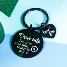 Load image into Gallery viewer, Valentines Gifts Drive Safe Keychains for Boyfriend Birthday Presents for Husband Boyfriend Fiance from Girlfriend Wife Christmas Gifts for Him Her Couple Gifts New Driver Gifts for Women Men