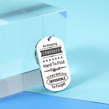 Load image into Gallery viewer, Going Away Christmas Keychain Gift for Coworker Farewell Leaving Goodbye Gifts for Colleague Women Men Friends Thank You Appreciation Gift for Business Partner Boss Happy Retirement Gifts for The Retired