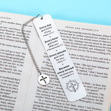 Load image into Gallery viewer, Christian Bookmarks Gifts for Women Men Religious Baptism Gift for Teen Boys Girls Kids Cross Bible Verse Book Markers Inspirational Christmas Easter Birthday Graduation Gift for Him Her Book Lover