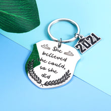 Load image into Gallery viewer, High School Graduation Gifts for Him Her Class of 2021 Keychain Senior College Graduation Gifts for Son Daughter Graduates Gifts Best Friend Birthday Gifts for Teens Boys Girls Grad Inspirational