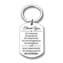 Load image into Gallery viewer, Boss Appreciation Gift Keychain for Women Men Boss Day Thank You Gift for Leader Mentor Supervisor Coworker Leaving Gifts Christmas Goodbye Going Away Retirement Birthday Office Gifts