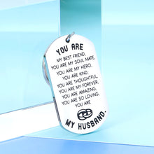 Load image into Gallery viewer, Husband Gifts for Men Wedding Anniversary Christmas Birthday Gifts for Hubby From Wife Newlywed Valentines Day Proposal Engagement Marriage Present for Groom From Bride Love My Husband Gifts for Him