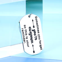 Load image into Gallery viewer, Funny Inspirational Gifts For Women Men Friends Encouragement Gifts For Teenage Girls Boys Bff Birthday Christmas Graduation Gift For Daughter Son From Dad Mom Thanksgiving Key Ring