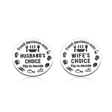Load image into Gallery viewer, Food Decision Coin Christmas Gift Stocking Stuffers for Husband Wife Couple Birthday Valentines Gifts for Boyfriend Girlfriend Anniversary Sweetest Day Gifts Wedding Gifts for Groom Bride Double-Sided