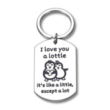 Load image into Gallery viewer, Funny Penguin Gifts Keychain Valentines Gifts for Women Men Boyfriend Girlfriend Husband Wife Gift Anniversary Christmas Birthday Wedding Engagement Gifts for Him Her Penguin Gift for Penguin Lovers