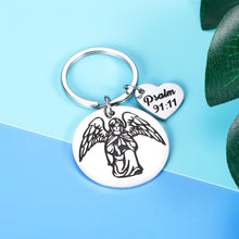 Load image into Gallery viewer, Religious Christmas Christian Gifts for Women Men Inspirational Bible Verse Faith Keychain Easter Prayer Baptism Thanksgiving Birthday Present for Him Her Spiritual Gifts for Friends Family Member