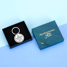 Load image into Gallery viewer, Inspirational Dad To Daughter Keychain Gifts Wedding Gift for Daughter Of Bride Daughter In Law On Her Wedding Day From Father i Love You Daughter Birthday Christmas Gifts From Dad for Teen Girls