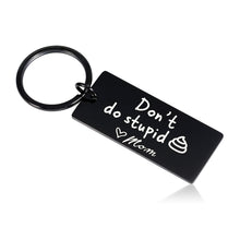 Load image into Gallery viewer, Christmas Gifts Keychain for Son Daughter from Mom Dad Stocking Stuffer for Teen Boys Girls Teenagers Sweet 16th 18th Birthday Gift for Him Her Valentine Mothers Day Gift for Kids Mom Loves You