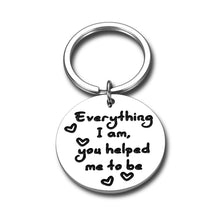 Load image into Gallery viewer, Mothers Day Birthday Keychain Gift for Mom Mother In Law Stepmother Grandma Anniversary Christmas Thank You Appreciation Wedding Day Gift for Women Men Dad Father From Daughter Son Best Mom Dad Gift