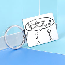 Load image into Gallery viewer, Engagement Keychain Gifts For Women Men Couples Funny Wedding Gift For Fiance Fiancee To My Love Gifts For Him Her Christmas Anniversary Valentine Birthday Gift For Boyfriend Girlfriend Husband Wife
