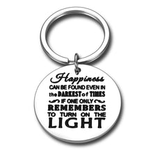 Load image into Gallery viewer, Harry Potter Lover Fans Keychain Inspirational Quote Gifts For Him Her Teen Friends BFF Happiness Can be Found Christmas Son Daughter Birthday High School College Graduation Jewelry Gifts Men Women