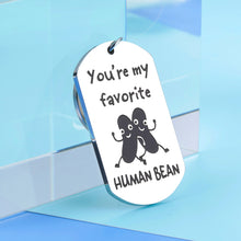 Load image into Gallery viewer, Aeolussoms Funny Human Bean Keychain Valentines Gifts for Women Men Boyfriend Girlfriend Husband Wife Christmas Birthday Gifts for Teen Boys Girls Friends BFF Anniversary Wedding Couple Gift
