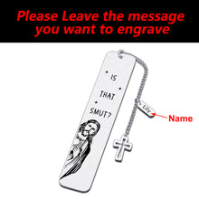 Load image into Gallery viewer, Personalized Funny Gift Bookmark for Women Men Book Lovers Christmas Gift Best Friend Sister Custom Christian Book Marker for Coworker Reader Birthday Gift for Adults Teen Boys Girl Funny Gift for Her
