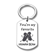 Load image into Gallery viewer, Aeolussoms Funny Human Bean Keychain Valentines Gifts for Women Men Boyfriend Girlfriend Husband Wife Christmas Birthday Gifts for Teen Boys Girls Friends BFF Anniversary Wedding Couple Gift
