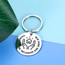 Load image into Gallery viewer, New Home Keychain Gift for Women Men Friends Couples Family Housewarming Gift for New Homeowner First Home Moving In Together Gift for Best Friend Boyfriend Closing Gifts for Home Buyers From Realtor
