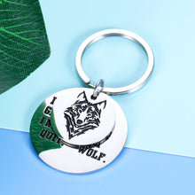 Load image into Gallery viewer, Wolf Inspiratinal Keychain Gifts For Women Men Wolf Lover Teen Girls Boys Daughter Son Birthday Graduation Gift For Family Best Friend Spirit Animal Wolf Enthusiasts Gift For Boyfriend Husband Him Her
