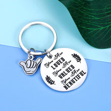 Load image into Gallery viewer, Inspirational Gifts Encouragement Keychain For Friends Teenage Teens Girls For Her Anniversary Birthday Christmas Romantic Wife Girlfriend From Him Husband Best Friend Women Of Faith Gifts
