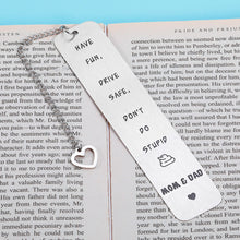 Load image into Gallery viewer, Christmas Ideas for Teens Boys Girls Funny Birthday Gifts Bookmark for Son Daughter from Dad Mom Stocking Stuffers Valentines Gift for Teenagers 16th 18th Birthday Gift for Him Her Your Mom Loves You
