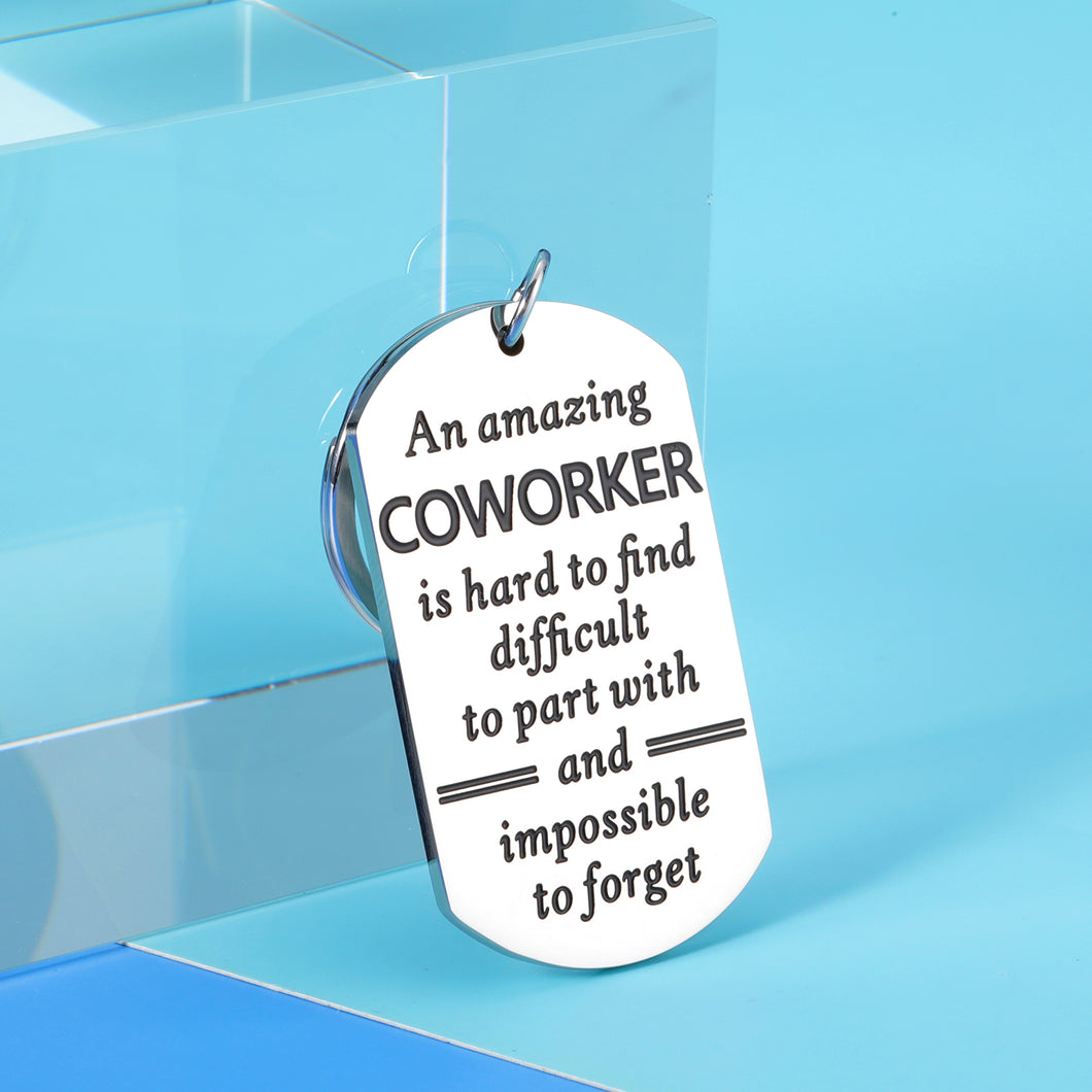 Aeolussoms Amazing Coworker Gift Keychain Employee Appreciation Thank You Gifts for Women Men Leaving Going Away Gift for Colleague Leader Mentor Christmas Retirement Birthday Office Gift for Her Him