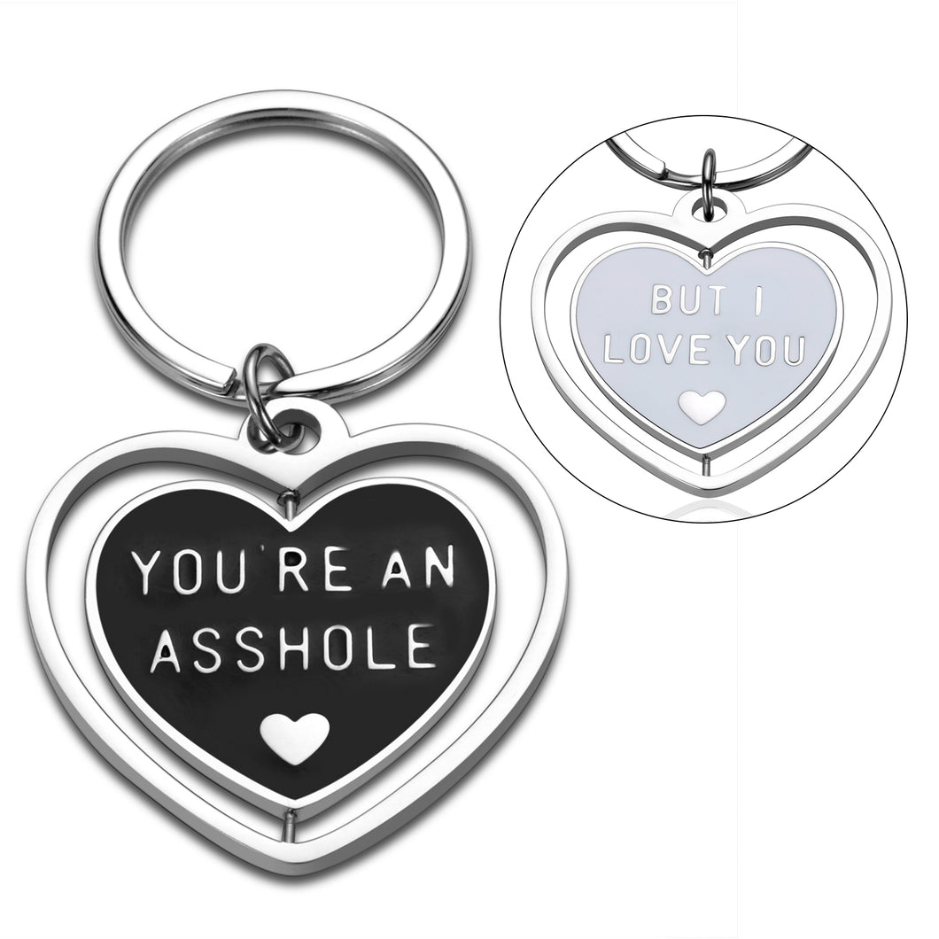 Funny Keychain Gifts For Men Husband i Love You My Man Boy Hubby Birthday Anniversary Valentines Day Gag Gifts From Wife For Him Boyfriend Gifts For Christmas From Girlfriend Stocking Stuffer
