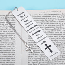 Load image into Gallery viewer, Christian Bookmarks Gifts for Women Men Christmas Baptism Gifts for Teen Boys Girls Kids Religious Cross Bible Verse Book Markers Inspirational Easter Birthday Graduation Gift for Him Her Book Lover
