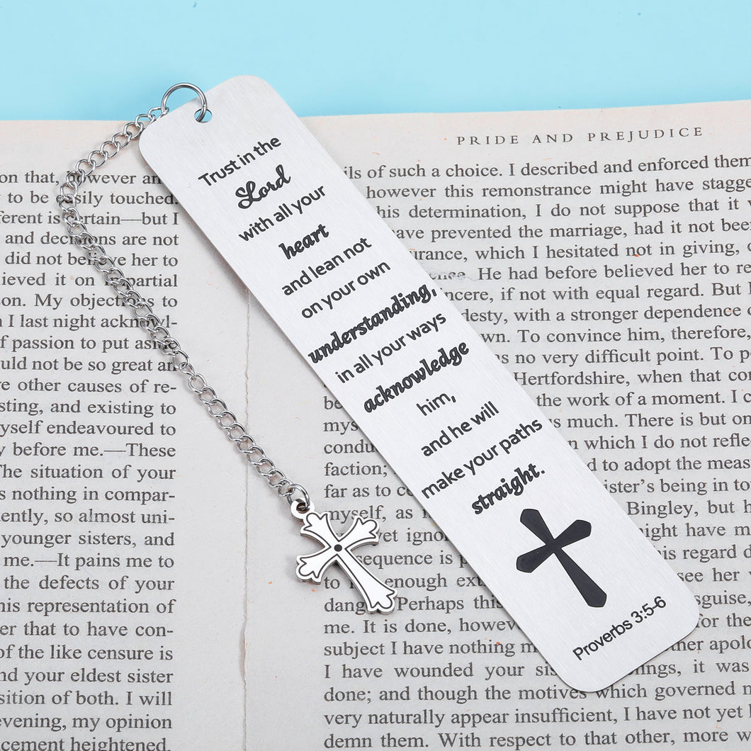 Christian Bookmarks Gifts for Women Men Christmas Baptism Gifts for Teen Boys Girls Kids Religious Cross Bible Verse Book Markers Inspirational Easter Birthday Graduation Gift for Him Her Book Lover