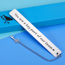 Load image into Gallery viewer, Boss Day Thank You Gift Bookmark for Women Men for Coworker Boss Leader Employee Appreciation Birthday Christmas Thanksgiving Retirement Leaving Away Goodbye Gift for Him Her Book Lover Office
