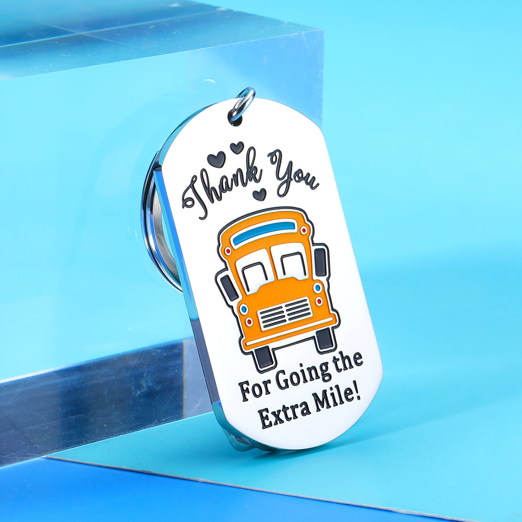 Aeolussoms School Bus Driver Appreciation Keychain Gifts for Men Women Christmas Valentines Thanksgiving Birthday Gift for Kid’s Bus Driver Thank You Gifts for Bus Driver Him Her Key Ring Jewelry