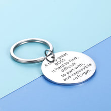 Load image into Gallery viewer, Boss Appreciation Keychain Leaving Going Away Gif for Supervisor Leader Mentor Coworker Colleague Retirement A Truly Great Boss Is Hard to Find Key Chain Thank You Birthday Christmas Gif
