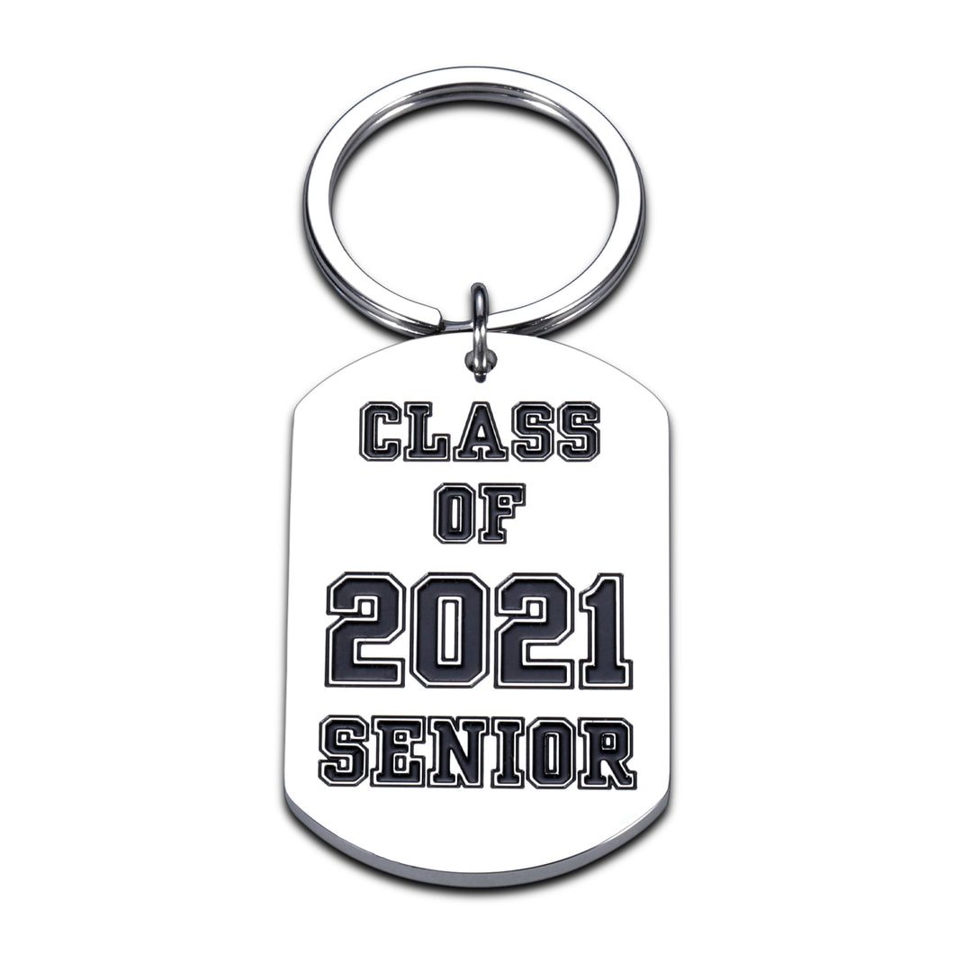 Class of 2021 Graduation Keychain Gifts for Him Her Inspirational Gift for Teens Girls Boys Friends Grad Senior High School College Gift for Student Daughter Son Graduation Themed Gift From Mom Dad