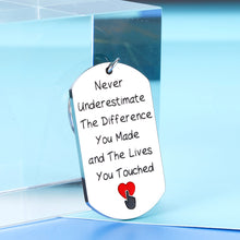 Load image into Gallery viewer, Inspirational Key Chain Gift For Women Men Encouragement Gift For Female Male Best Friends Motivational Gifts For Teenage Boys Girls Coworker First Job Birthday Christmas Gift For Daughter Son
