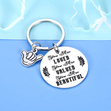 Load image into Gallery viewer, Inspirational Gifts Encouragement Keychain For Friends Teenage Teens Girls For Her Anniversary Birthday Christmas Romantic Wife Girlfriend From Him Husband Best Friend Women Of Faith Gifts
