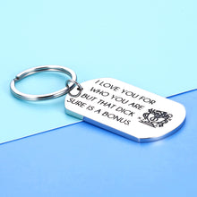 Load image into Gallery viewer, Fun Boyfriend Gif From Girlfriend I Love You For Who You Are Keychain Valentine&#39;s Day Christmas Gif For Husband Wife Wedding Anniversary Gif For Women Men Couples To My Love Gif For Him Her
