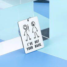 Load image into Gallery viewer, Funny Best Friend Keychain Gif for Women Men Boss Coworker BFF Daughter Son I Got Your Back Keyring Gif for Teens Brother Sister Birthday Christmas Gif for Him Her Couple Friendship Jewelry

