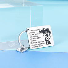 Load image into Gallery viewer, Mommy to Be Keychain Gift for Women New Mom Pregnant Friend Pregnancy Baby Announcement Soon to Be Mommy Gift for First Time Mother Pregnancy Congratulations Maternity Gift for Her Wife

